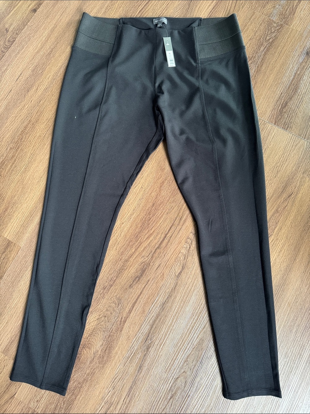The Limited Black Ponte Slim-Leg Pants